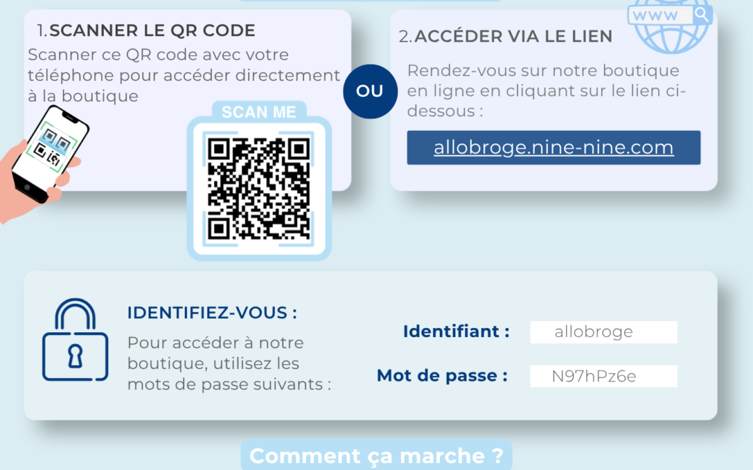 Nouvelle boutique en ligne et dates de permanences